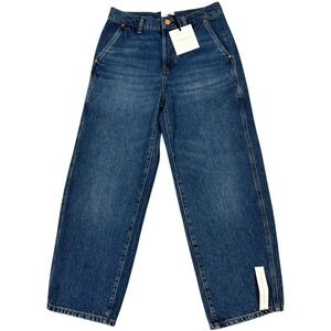 Reformation The Collection Elm Low-Rise Jean 26" Wellesley Barrel Wide Leg NEW!